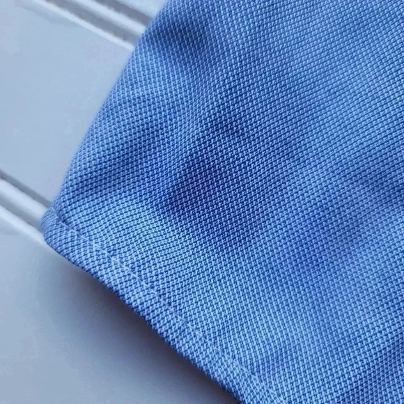 NWT Craft+Flow Casual Blue Short Sleeve Button Down Shirt Boys Sz 7 - Picture 5 of 9